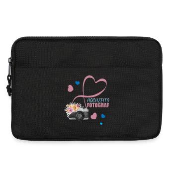 Hochzeitsfotograf - Laptoptasche 13" - Schwarz - Vorne