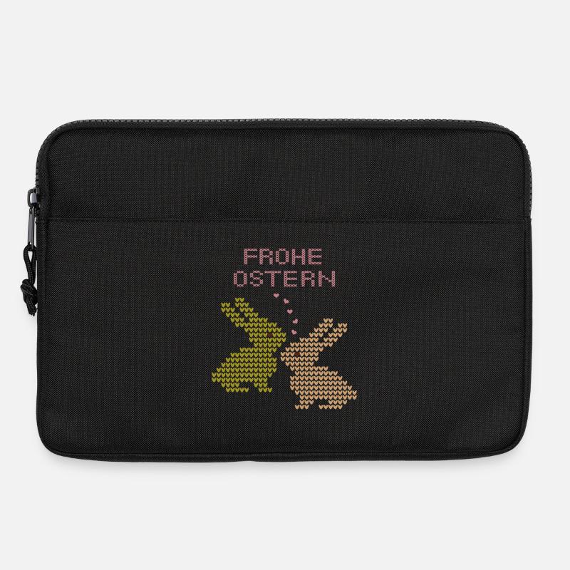 Frohe Ostern - Laptoptasche 13" - Schwarz
