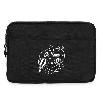 I love you - Laptop bag 13" - black - Front