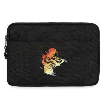 Violinist Retro Look - Laptop bag 13" - black - Front