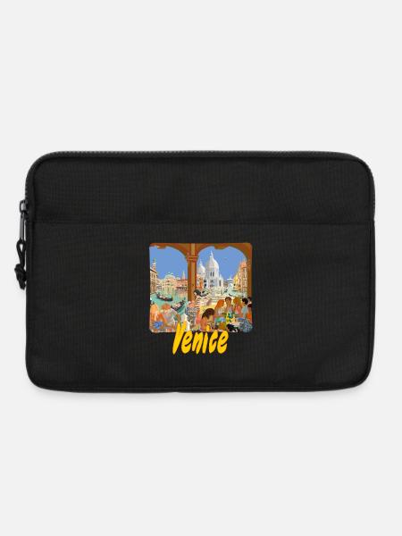 Venedig - Laptoptasche 13" - Schwarz