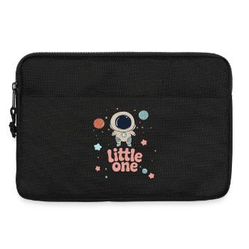 Cute Little Astronaut Baby Design - Laptop bag 13" - black - Front