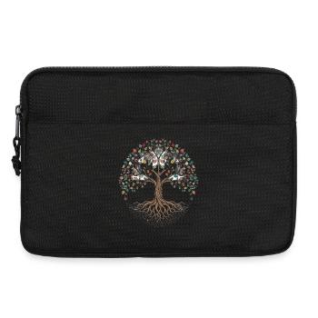 Titre : L’Arbre de Vie | Symbole de croissance - Sacoche pour ordinateur portable 13 pouces - noir - Devant