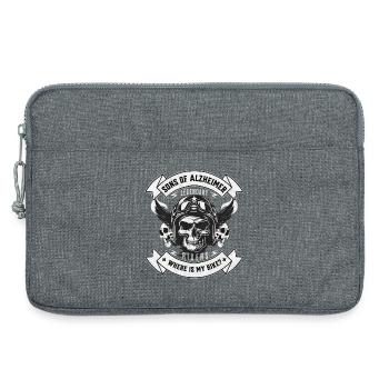 Sons of Alzheimer | Where is my bike? - Laptop bag 13" - heather grey - Front