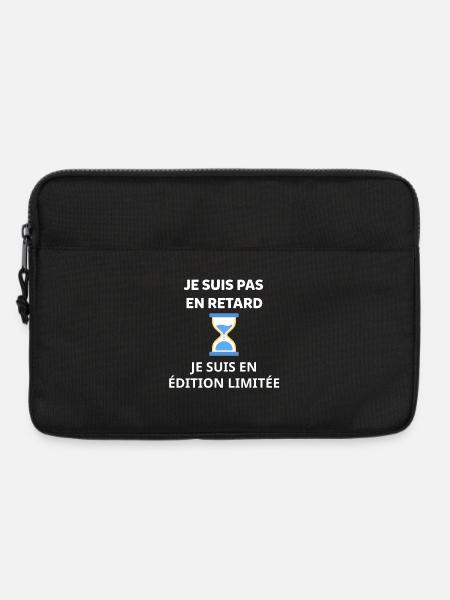 Ich komme nicht zu spät - Laptoptasche 13" - Schwarz