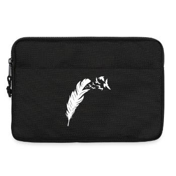 Feathered Freedom Bird Flight Design - Laptop bag 13" - black - Front