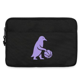 Minimalist Penguin Basketball Player - Laptop bag 13" - black - Front