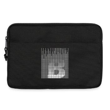 Futuristische Pixelkunst der Buchstabe A - Laptoptasche 13" - Schwarz - Vorne