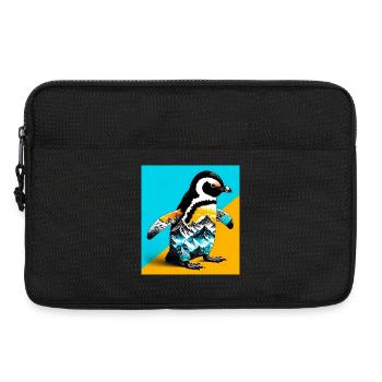 pingouin - Sacoche pour ordinateur portable 13 pouces - noir - Devant