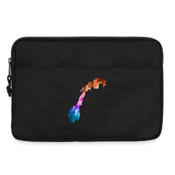 Norway - Norge - Norway - Flag - Scandinavia - Laptop bag 13" - black - Front
