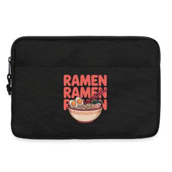 Ramen-Nudelschüssel, Essensliebhaber - Laptoptasche 13" - Schwarz - Vorne