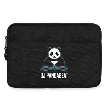 DJ PANDABEAT Panda DJ Beats Rave Club Musique - Sacoche pour ordinateur portable 13 pouces - noir - Devant