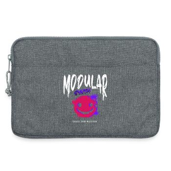 Modular Synth Synthesizer Waveform - Laptoptasche 13" - Grau meliert - Vorne