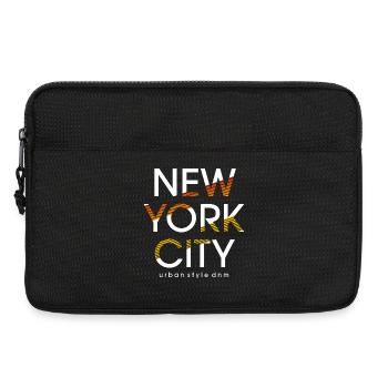 Lebendiger urbaner Stil von New York City - Laptoptasche 13" - Schwarz - Vorne