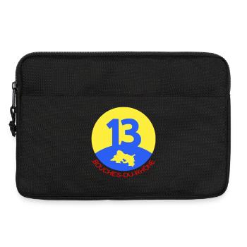 13 Bouches-du-Rhône - Laptop bag 13" - black - Front