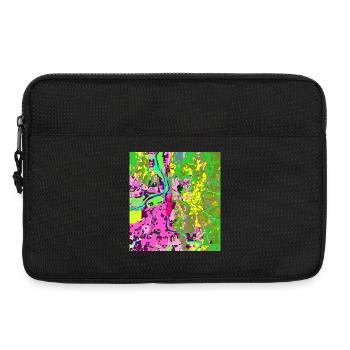 Neon City Vibes - Sacoche pour ordinateur portable 13 pouces - noir - Devant