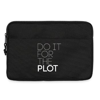 Faites-le pour l’intrigue - Motivation - Sacoche pour ordinateur portable 13 pouces - noir - Devant