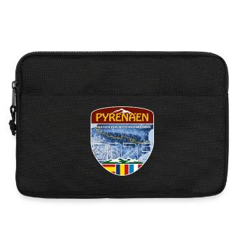 Pyrenäen 2026 | DE | Sticker - Laptoptasche 13" - Schwarz - Vorne