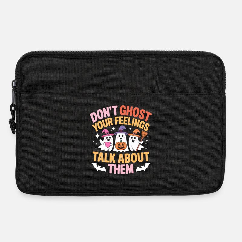 Ghosten Sie nicht Ihre Gefühle - Laptoptasche 13" - Schwarz