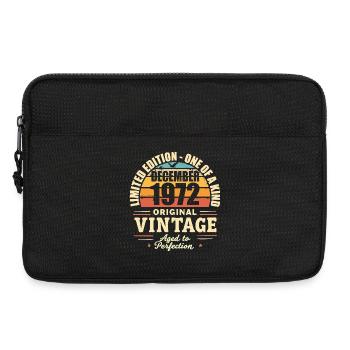 Geburtstagsfeier Dezember 1972 - Dezember 1972 - Laptoptasche 13" - Schwarz - Vorne
