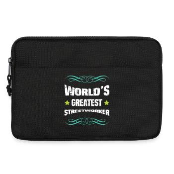 World's best road worker - Laptop bag 13" - black - Front