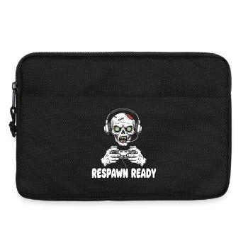 Respawn Ready Zombie Skull Gaming - Sacoche pour ordinateur portable 13 pouces - noir - Devant