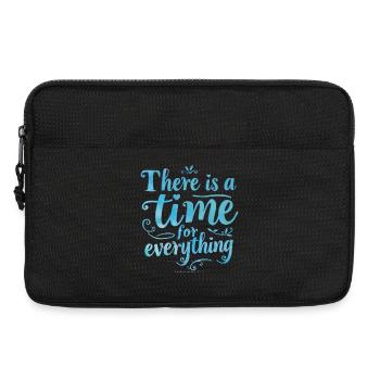 There Is a Time for Everything - Laptop bag 13" - black - Front