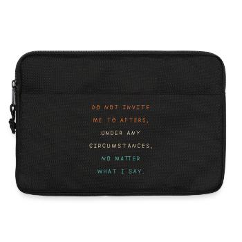 Techno House Electro Festival Hardstyle EDM - Laptoptasche 13" - Schwarz - Vorne