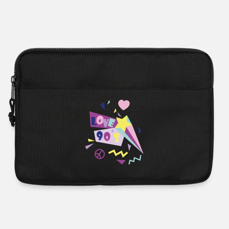 90er - Laptoptasche 13" - Schwarz