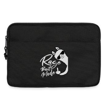 Rage Bait Llama Alpaga Lunettes de Soleil Doigt d’Honneur - Sacoche pour ordinateur portable 13 pouces - noir - Devant