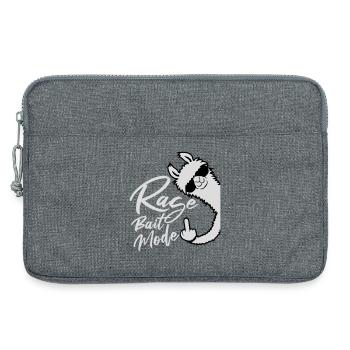 Rage Bait Lama Alpaka Sonnenbrille Mittelfinger - Laptoptasche 13" - Grau meliert - Vorne