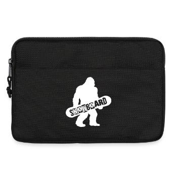 Bigfoot Snowboard Silhouette - Sacoche pour ordinateur portable 13 pouces - noir - Devant