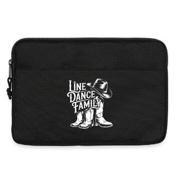 Line Dance Family Boots - Laptoptasche 13" - Schwarz - Vorne