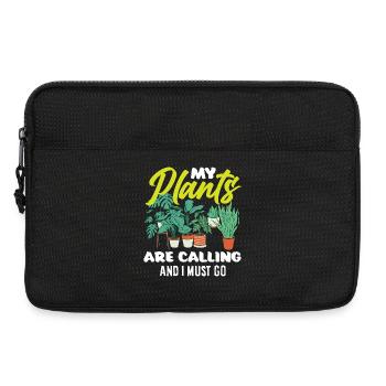 Cadeaux pour les jardins et les amoureux des plantes - Sacoche pour ordinateur portable 13 pouces - noir - Devant