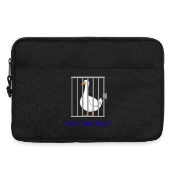 Goose – Trop bête - Sacoche pour ordinateur portable 13 pouces - noir - Devant