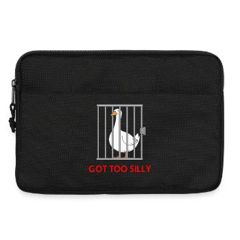 Goose – Trop bête - Sacoche pour ordinateur portable 13 pouces - noir - Devant