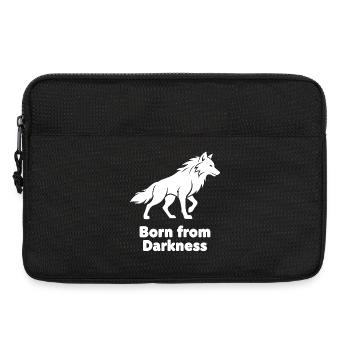 Born from Darkness Wolf - Laptoptasche 13" - Schwarz - Vorne