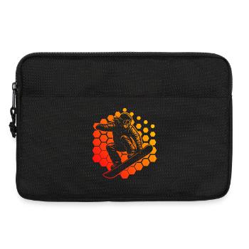 Vintage Snowboard Design für Snowboard - Laptoptasche 13" - Schwarz - Vorne