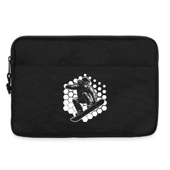 Déclaration pour tous les snowboardeurs - Sacoche pour ordinateur portable 13 pouces - noir - Devant