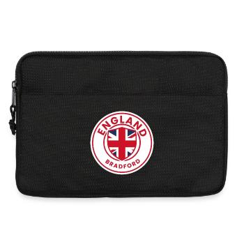England Bradford Flaggenschild - Laptoptasche 13" - Schwarz - Vorne