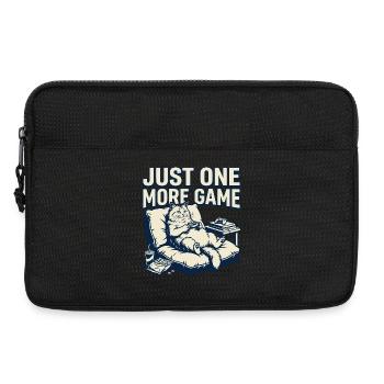 Just one more game of cat lounge - Laptop bag 13" - black - Front