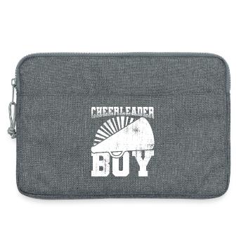Garçon pom-pom girl - Sacoche pour ordinateur portable 13 pouces - gris chiné - Devant