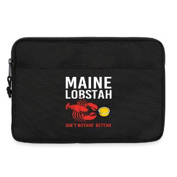Languste Meeresfrüchte Maine Lobster Hummer - Laptoptasche 13" - Schwarz - Vorne