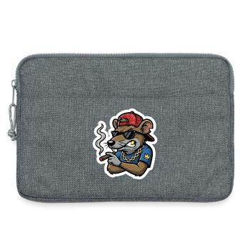 Rattenboss Zigarre - Laptoptasche 13" - Grau meliert - Vorne