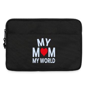 Ma mère, mon cœur du monde - Sacoche pour ordinateur portable 13 pouces - noir - Devant