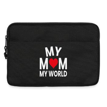 My Mother My World Heart - Laptop bag 13" - black - Front
