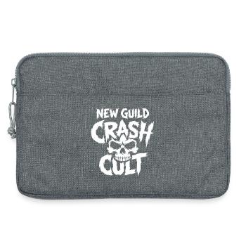 New Guild Crash Cut Skull - Laptop bag 13" - heather grey - Front