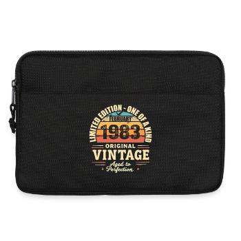 February 1983 Birthday Gift February 1983 - Laptop bag 13" - black - Front