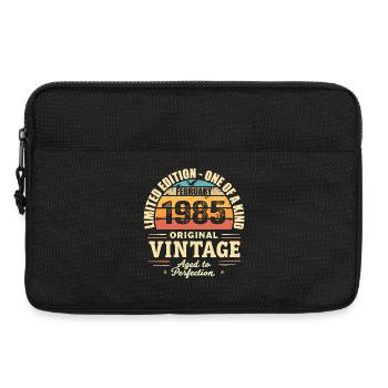 Cadeau d’anniversaire de février 1985 Février 1985 - Sacoche pour ordinateur portable 13 pouces - noir - Devant