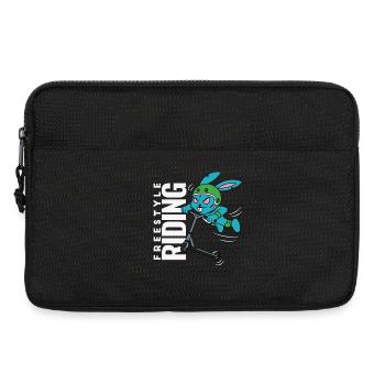 Freestyle Bunny - Laptop bag 13" - black - Front